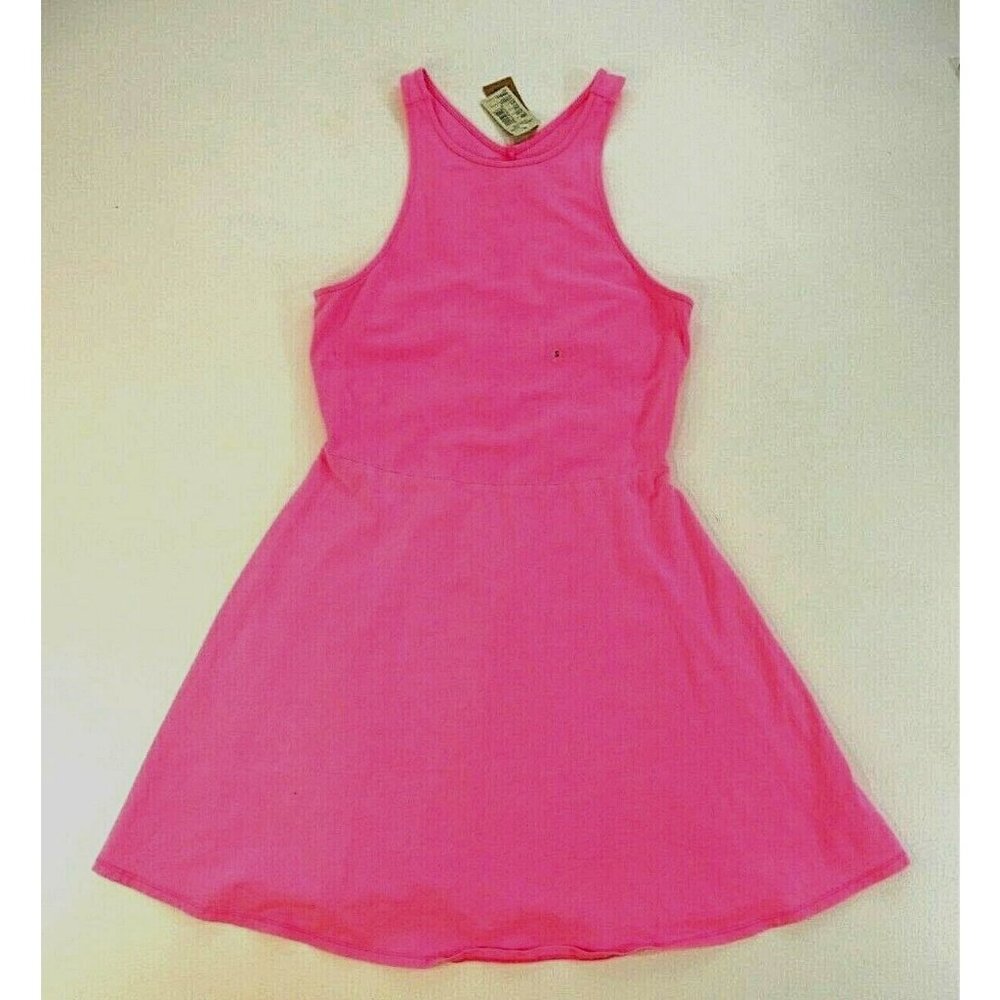 Pink Fit n Flair Cutout Back Summer Dress  American Eagle Juniors Small New